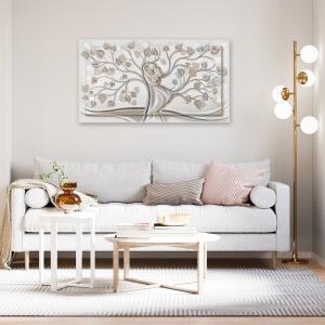 Lupia - Quadro moderno su Tela con Cornice stampata, NEWEXT 75x135 cm ALBERO ABBRACCIO MIX, stampa tela in cotone e cornice legno mdf, amore e famiglia, per soggiorno, camera da letto, cucina, ufficio del brand Lupia, categoria: Arredo e decorazioni > Quadri e Tele > Quadri su tela.