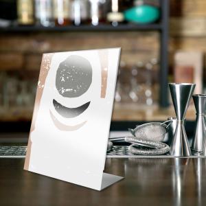 Lupia - Portadocumenti in Acrilico trasparente KRYSTAL | 15x20 cm Verticale da tavolo | Spessore 1,3 mm, Realizzato in Italia   del brand Lupia, categoria: Idee regalo e bomboniere > Oggettistica > Portadocumenti in Acrilico.