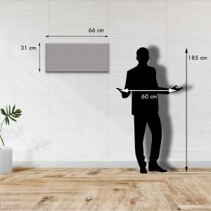 Lupia - Quadro Moderno MONDIE' GEOMETRIC LINE con Stampa Alta Definizione, Lamina Argento o Oro, Adatto a Soggiorno e Camera, Made in Italy, 31x66 cm, poster su Legno del brand Lupia, categoria: Arredo e decorazioni > Quadri e Tele > Quadri su Legno.