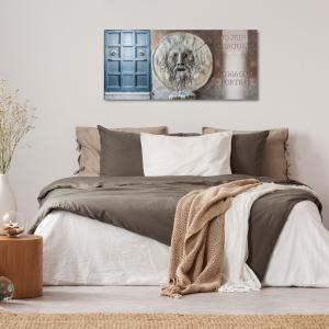 Lupia - Quadro moderno su Tela Canvas DEEP 65X143 cm, con paesaggi e localismi italiani, per casa, soggiorno, capezzale camera da letto, hotel, ufficio, ROMA - BOCCA VERITa'-MAGNO FORTE        del brand Lupia, categoria: Arredo e decorazioni > Quadri e Tele > Quadri cittÃ  e Localismi.