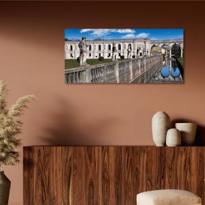 Lupia - Quadro moderno su Tela Canvas DEEP 65X143 cm, con paesaggi e localismi italiani, per casa, soggiorno, capezzale camera da letto, hotel, ufficio, VICENZA - VILLA CONTARINI              del brand Lupia, categoria: Arredo e decorazioni > Quadri e Tele > Quadri cittÃ  e Localismi.