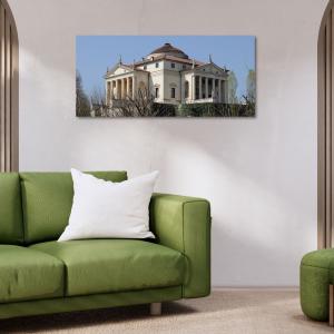 Lupia - Quadro moderno su Tela Canvas DEEP 65X143 cm, con paesaggi e localismi italiani, per casa, soggiorno, capezzale camera da letto, hotel, ufficio, VICENZA - LA ROTONDA                   del brand Lupia, categoria: Arredo e decorazioni > Quadri e Tele > Quadri cittÃ  e Localismi.