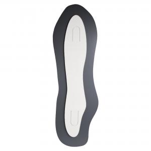 Lupia - Specchio da Parete Irregolare, asimmetrico ORGANICO, Specchio moderno Camera Letto, Bagno, Ingresso, forma macchia, goccia, montaggio facile con pannello mdf posteriore, filo lucido - 49x69 cm del brand Lupia, categoria: Complementi d'arredo > Specchi e specchiere > Specchi da parete.