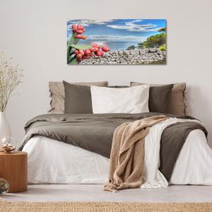 Lupia - Quadro moderno su Tela Canvas DEEP 65X143 cm, con paesaggi e localismi italiani, per casa, soggiorno, capezzale camera da letto, hotel, ufficio, PUGLIA - PAESAGGIO TIPICO SUD GIORNO   del brand Lupia, categoria: Arredo e decorazioni > Quadri e Tele > Quadri cittÃ  e Localismi.