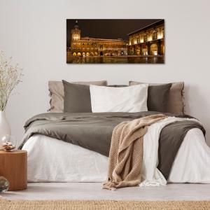 Lupia - Quadro moderno su Tela Canvas DEEP 65X143 cm, con paesaggi e localismi italiani, per casa, soggiorno, capezzale camera da letto, hotel, ufficio, BOLOGNA - PALAZZO D'ACCURSIO           del brand Lupia, categoria: Arredo e decorazioni > Quadri e Tele > Quadri cittÃ  e Localismi.