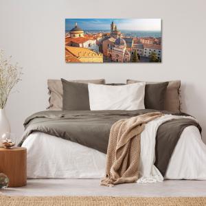 Lupia - Quadro moderno su Tela Canvas DEEP 65X143 cm, con paesaggi e localismi italiani, per casa, soggiorno, capezzale camera da letto, hotel, ufficio, BERGAMO-SANTA MARIA MAGGIORE           del brand Lupia, categoria: Arredo e decorazioni > Quadri e Tele > Quadri cittÃ  e Localismi.