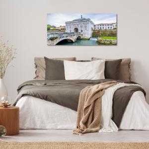Lupia - Quadro moderno su Tela Canvas DEEP 65X143 cm, con paesaggi e localismi italiani, per casa, soggiorno, capezzale camera da letto, hotel, ufficio, TREVISO - PORTE ANTICHE                del brand Lupia, categoria: Arredo e decorazioni > Quadri e Tele > Quadri cittÃ  e Localismi.