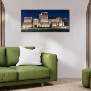 Lupia - Quadro moderno su Tela Canvas DEEP 65X143 cm, con paesaggi e localismi italiani, per casa, soggiorno, capezzale camera da letto, hotel, ufficio, RIMINI - CASTEL SISMONDO               del brand Lupia, categoria: Arredo e decorazioni > Quadri e Tele > Quadri cittÃ  e Localismi.