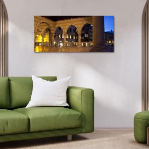 Lupia - Quadro moderno su Tela Canvas DEEP 65X143 cm, con paesaggi e localismi italiani, per casa, soggiorno, capezzale camera da letto, hotel, ufficio, UDINE - ARCHI LOGGIA LIONELLO          del brand Lupia, categoria: Arredo e decorazioni > Quadri e Tele > Quadri cittÃ  e Localismi.