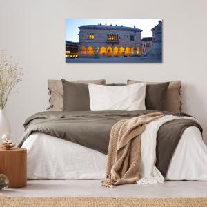 Lupia - Quadro moderno su Tela Canvas DEEP 65X143 cm, con paesaggi e localismi italiani, per casa, soggiorno, capezzale camera da letto, hotel, ufficio, UDINE - PIAZZA LIBERTA'                del brand Lupia, categoria: Arredo e decorazioni > Quadri e Tele > Quadri cittÃ  e Localismi.