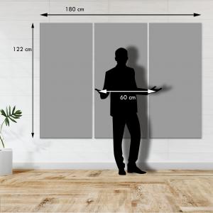 Quadro Moderno 3 pezzi stampa su tela GRANDE QUADRO 122x180 cm IMPRESSION III di Kandinskij per soggiorno, capezzale camera da letto, ufficio del brand Lupia, categoria: Arredo e decorazioni > Quadri e Tele > Grandi Quadri.