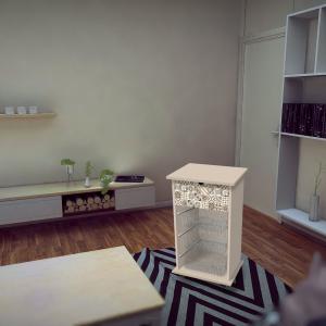 Lupia - Carrello Cucina Multifunzione VINTAGE TILES VINTAGE, Portafrutta Ruote Piroettanti, Piano di Appoggio, tre Cestelli Estraibili in Acciaio, Legno 40X45H85 cm montato del brand Lupia, categoria: Tavola e cucina > Carrelli e Cesti > Carrelli portafrutta multiuso, disponibile su Vorreishop.