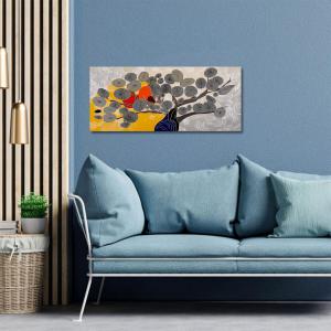 Lupia - Quadro moderno Canvas World TREE GRAND POIS, Stampa su Tela PVC, Telaio in Fibra di Legno, Albero della vita, 52x122 cm, per soggiorno capezzale camera da letto, ufficio del brand Lupia, categoria: Arredo e decorazioni > Quadri e Tele > Quadri su tela, disponibile su Vorreishop.