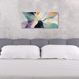 Lupia - Quadro moderno Canvas World ABSTRACT GALAXY, Stampa su Tela PVC, Telaio in Fibra di Legno, effetto marmo, 52x122 cm, per soggiorno capezzale camera da letto, ufficio del brand Lupia, categoria: Arredo e decorazioni > Quadri e Tele > Quadri su tela, disponibile su Vorreishop.