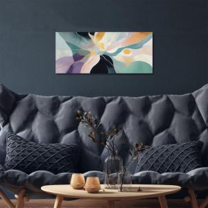 Lupia - Quadro moderno Canvas World ABSTRACT GALAXY, Stampa su Tela PVC, Telaio in Fibra di Legno, effetto marmo, 52x122 cm, per soggiorno capezzale camera da letto, ufficio del brand Lupia, categoria: Arredo e decorazioni > Quadri e Tele > Quadri su tela, disponibile su Vorreishop.