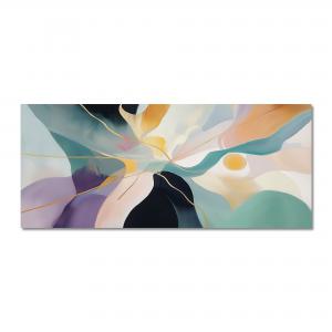 Lupia - Quadro moderno Canvas World ABSTRACT GALAXY, Stampa su Tela PVC, Telaio in Fibra di Legno, effetto marmo, 52x122 cm, per soggiorno capezzale camera da letto, ufficio del brand Lupia, categoria: Arredo e decorazioni > Quadri e Tele > Quadri su tela, disponibile su Vorreishop.