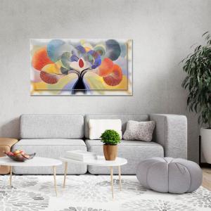 Lupia - Quadro moderno su Tela con Cornice stampata, NEWEXT 75x135 cm TREE GRAND LEAVES, stampa tela in cotone e cornice mdf, Albero della Vita, per soggiorno, camera da letto, cucina, ufficio del brand Lupia, categoria: Arredo e decorazioni > Quadri e Tele > Quadri su tela, disponibile su Vorreishop.