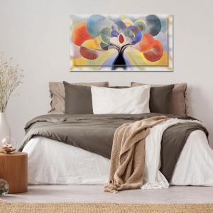 Lupia - Quadro moderno su Tela con Cornice stampata, NEWEXT 75x135 cm TREE GRAND LEAVES, stampa tela in cotone e cornice mdf, Albero della Vita, per soggiorno, camera da letto, cucina, ufficio del brand Lupia, categoria: Arredo e decorazioni > Quadri e Tele > Quadri su tela, disponibile su Vorreishop.