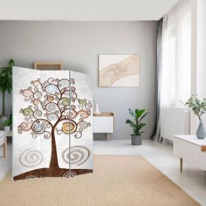 Lupia - Separe' per interni, Divisorio 135,6 x H 176 x P 3,1 cm TREE WHITE paravento 3 Ante in legno con Tele stampate fronte retro Soggetto unico del brand Lupia, categoria: Complementi d'arredo > Paraventi e separè > Paraventi decorativi bifacciali, disponibile su Vorreishop.