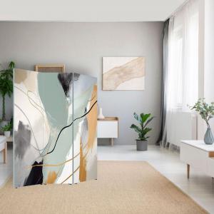 Lupia - Separe' per interni, Divisorio 135,6 x H 176 x P 3,1 cm PAINT SPOTS paravento 3 Ante in legno con Tele stampate fronte retro Soggetto unico del brand Lupia, categoria: Complementi d'arredo > Paraventi e separè > Paraventi decorativi bifacciali, disponibile su Vorreishop.