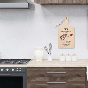 Lupia - Tagliere Decorativo con Manico, Frasi e disegni a Tema, colorato, Souvenir Artigianale, Appendibile in Cucina, Made in Italy, Legno multistrato del brand Lupia, categoria: Idee regalo e bomboniere > Bomboniere > Bomboniere Taglieri decorativi, disponibile su Vorreishop.
