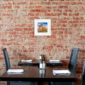 Lupia - Quadro moderno con paesaggi e localismi italiani, Ceramica e Stampa Rilievo, Cornice Legno Shabby Modern bianca, Decorazione Parete, Quadretti Soggiorno, 29x29 cm, RIMINI ARCO DI AUGUSTO del brand Lupia, categoria: Arredo e decorazioni > Quadri e Tele > Quadri città e Localismi, disponibile su Vorreishop.