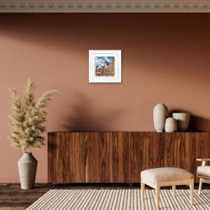 Lupia - Quadro moderno con paesaggi e localismi italiani Ceramica e Stampa Rilievo Cornice Legno Shabby Modern bianca Decorazione Parete Quadretti Soggiorno 29x29 cm NAPOLI BASILICA PIAZZA PLEBISCITO del brand Lupia, categoria: Arredo e decorazioni > Quadri e Tele > Quadri città e Localismi, disponibile su Vorreishop.