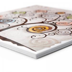 Lupia - Quadro moderno con paesaggi e localismi italiani, Ceramica e Stampa Rilievo, Cornice Legno Shabby Modern bianca, Decorazione Parete, Quadretti Soggiorno 29x29 cm MILANO FONTANA PIAZZA CASTELLO del brand Lupia, categoria: Arredo e decorazioni > Quadri e Tele > Quadri città e Localismi, disponibile su Vorreishop.