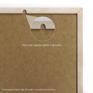 Lupia - Quadro moderno con paesaggi e localismi italiani, Ceramica e Stampa Rilievo, Cornice Legno Shabby Modern bianca, Decorazione Parete, Quadretti Soggiorno, 29x29 cm, VENEZIA CANALE CASE COLORATE del brand Lupia, categoria: Arredo e decorazioni > Quadri e Tele > Quadri città e Localismi, disponibile su Vorreishop.