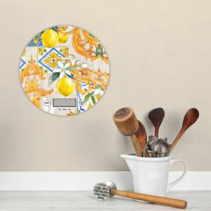 Lupia - Bilancia Digitale da Cucina in Vetro Temperato decorato LIMONI E ACANTO D.18,5 cm, Idea Regalo con scatola bianca, Display LED, Design Elegante Bomboniera, batteria CR2032, Made in Italy del brand Lupia, categoria: Tavola e cucina > Accessori per la Cucina > Bilance Digitali, disponibile su Vorreishop.