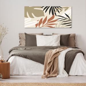 Lupia - Quadro moderno su Tela Canvas DEEP 65x143 cm LARGE TROPICAL, Tela Cotone, Stampa, Made in Italy, Telaio in Legno, casa, soggiorno, capezzale camera da letto, hotel, ufficio del brand Lupia, categoria: Arredo e decorazioni > Quadri e Tele > Quadri su tela, disponibile su Vorreishop.