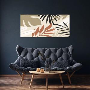 Lupia - Quadro moderno su Tela Canvas DEEP 65x143 cm LARGE TROPICAL, Tela Cotone, Stampa, Made in Italy, Telaio in Legno, casa, soggiorno, capezzale camera da letto, hotel, ufficio del brand Lupia, categoria: Arredo e decorazioni > Quadri e Tele > Quadri su tela, disponibile su Vorreishop.