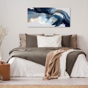 Lupia - Quadro moderno su Tela Canvas DEEP 65x143 cm ABSTRACT FLOWER, Tela Cotone, Stampa, Made in Italy, Telaio in Legno, casa, soggiorno, capezzale camera da letto, hotel, ufficio del brand Lupia, categoria: Arredo e decorazioni > Quadri e Tele > Quadri su tela, disponibile su Vorreishop.