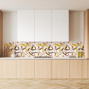 Lupia Pannello Paraschizzi Schienale Cucina con decorazione stampata, in Alluminio composito, Facile da applicare, Lavabile Ignifugo Resistente all'Acqua - brand Lupia, categoria: Arredo e decorazioni > Decorazioni da parete > Pannelli retro Cucina, disponibile su Vorreishop.