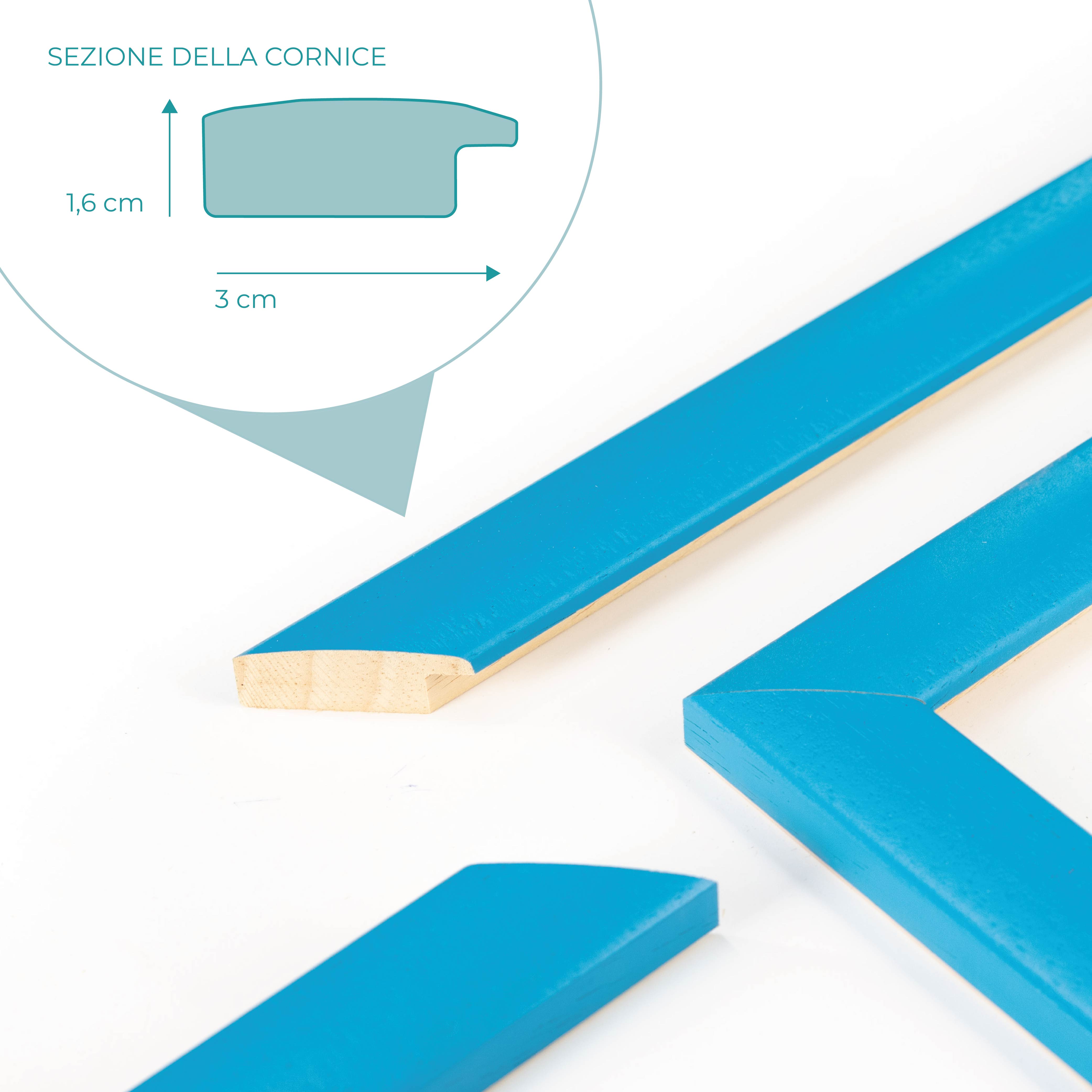 Specchio Da Parete Shabby Chic 38x121cm Beige Avorio - In Vero Vetro Con Cornice Legno Per Casa - Foto 2