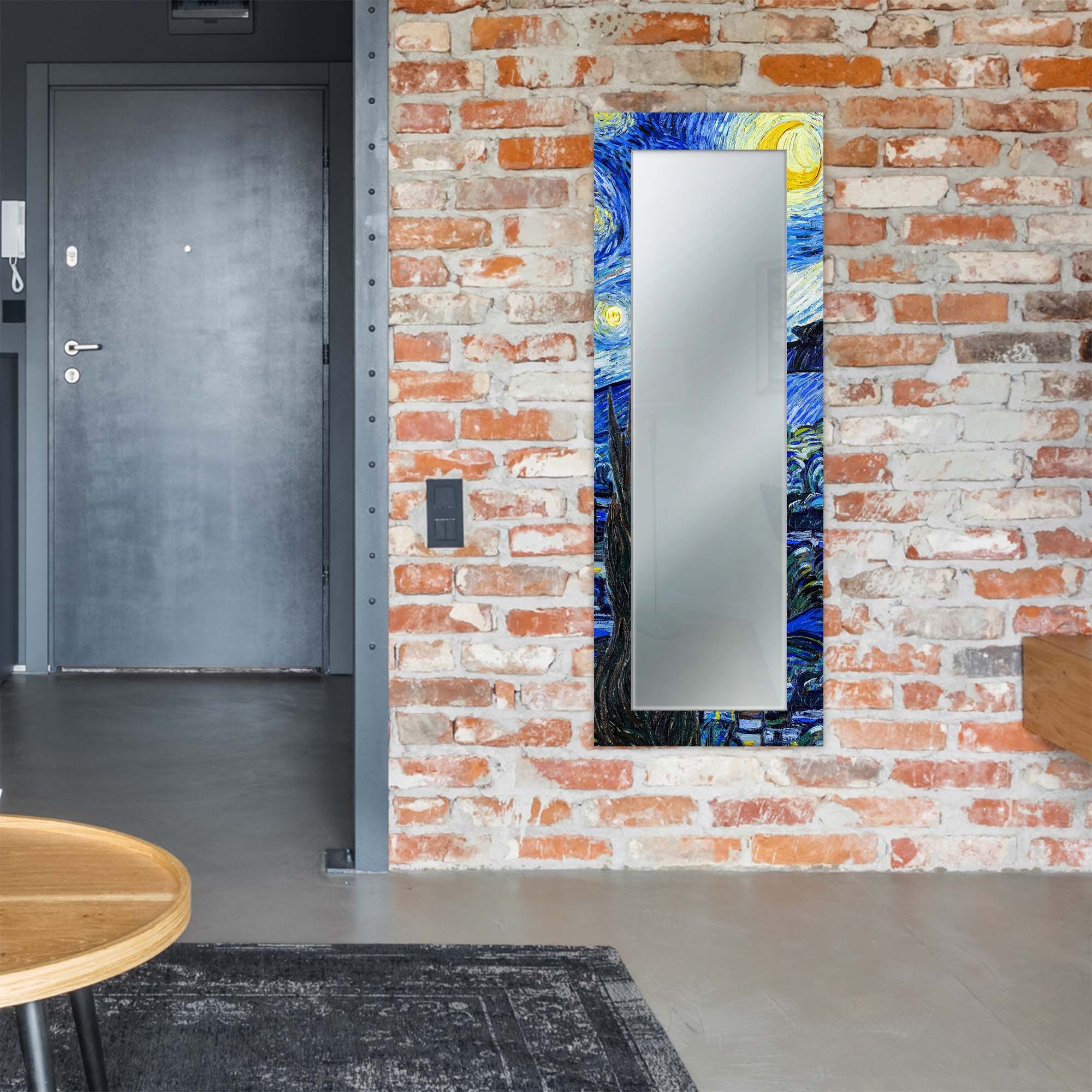 Lupia Specchio Da Parete Voyager Pop – 52x152 Cm, Cornice In Legno Stampata, Moderno E Colorato