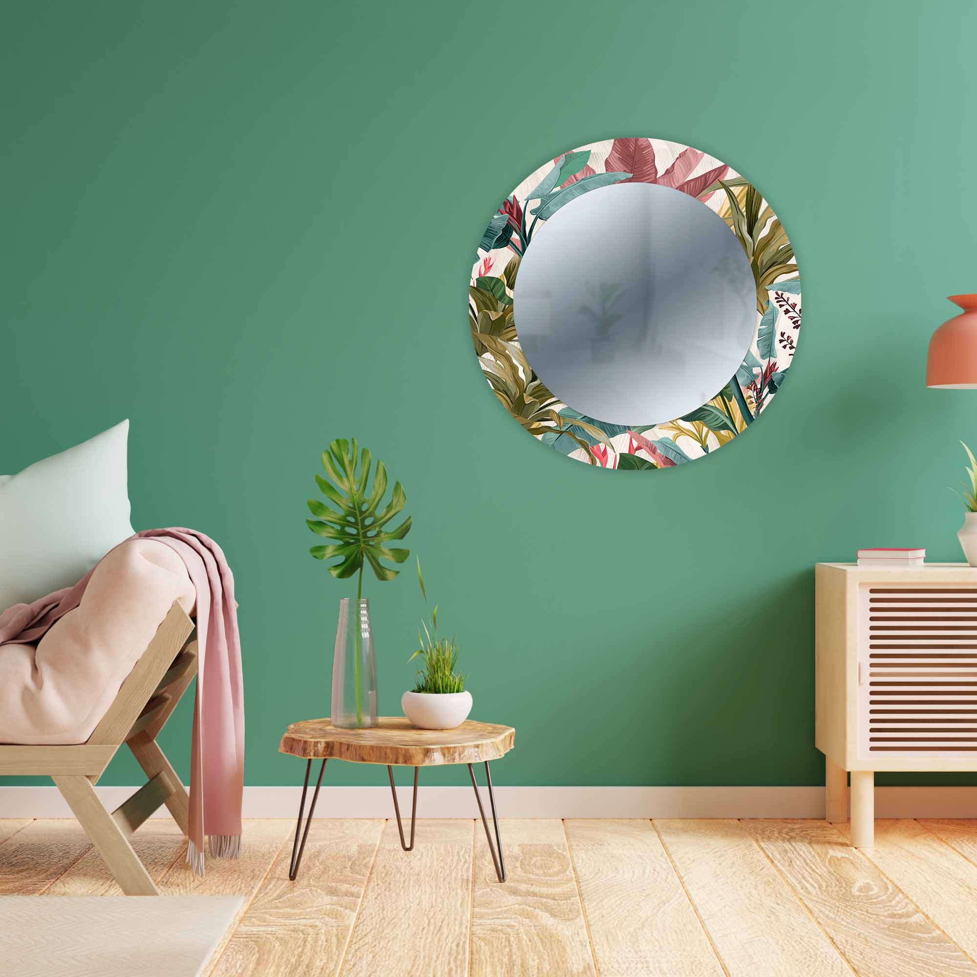 Bluelans Set 28 Adesivi Rotondi A Specchio – Decorazione Parete Acrilico Argento – Fai Da Te Per Soggiorno, Camera, Cucina
