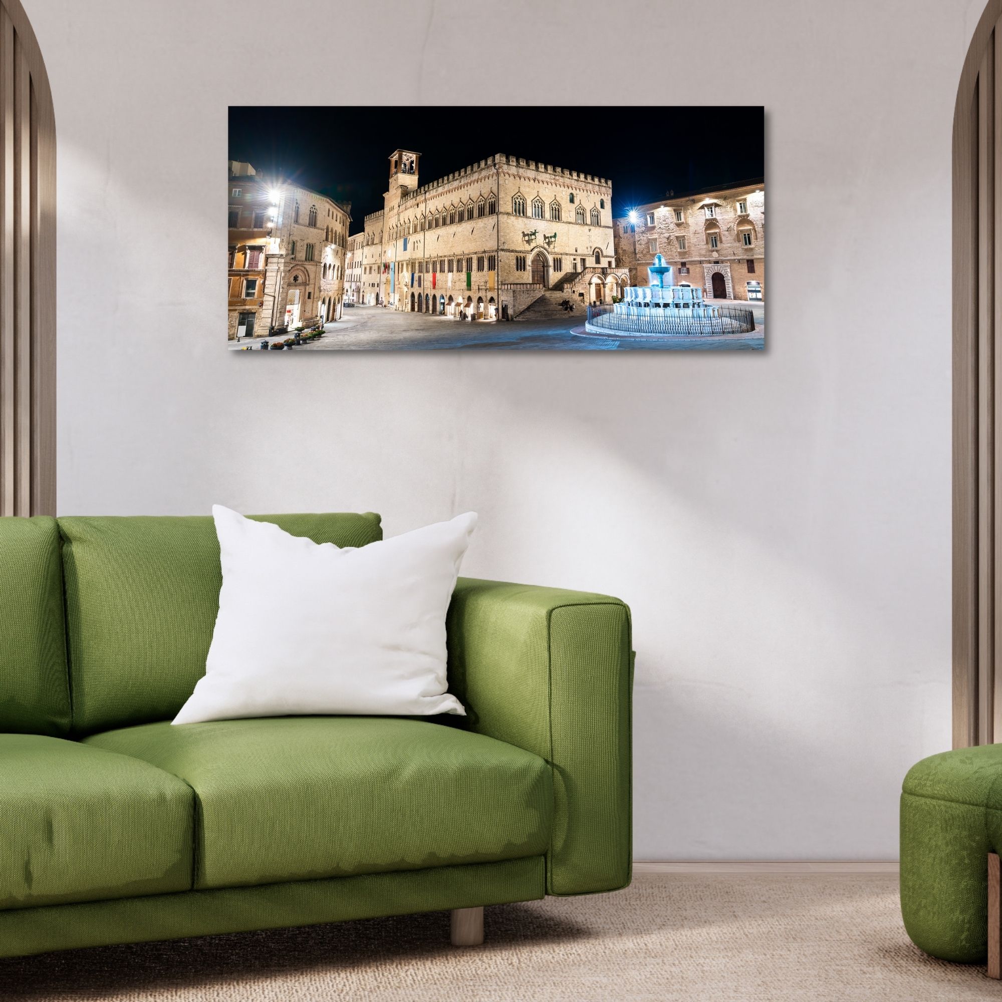 Penerl Quadro In Tessuto Con Motivo Loto, Rotolo Di Seta Con Cornice In Legno, Decorazione Murale Orientale Per Soggiorno, Camera, Ufficio