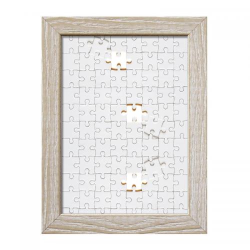 Cornice Per Puzzle Da Parete In Legno Shabby Chic Beige Vorrei Shop Italian Design