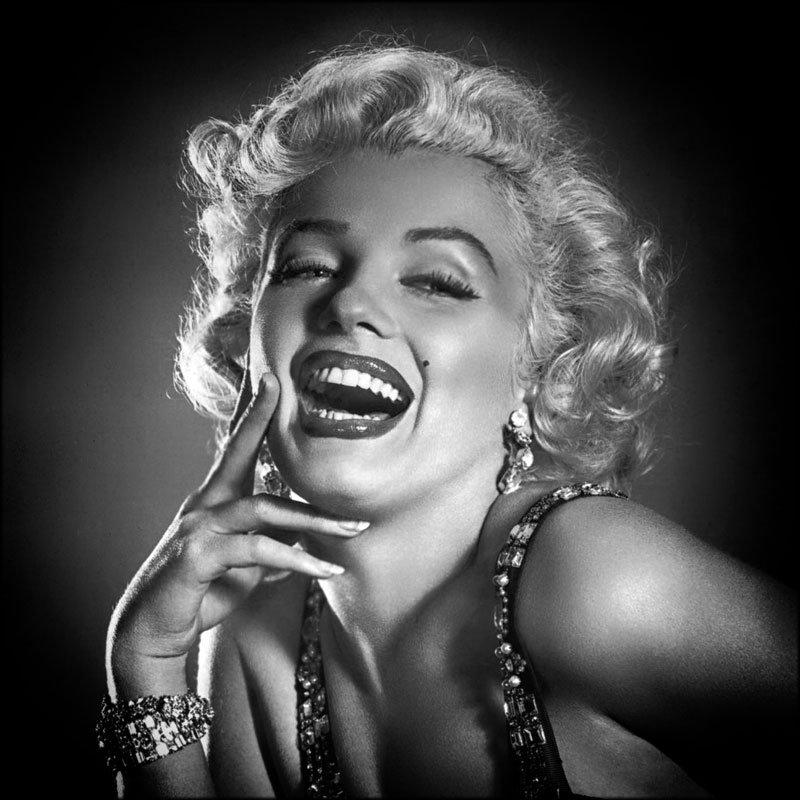 Quadro su tela ARTE 100X100 cm MARILYN S SMILE del brand Lupia, categoria: Arredo e decorazioni > Quadri e Tele > Quadri bianco e nero, disponibile su Vorreishop.