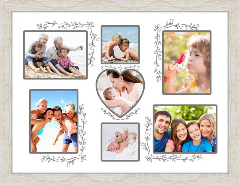 Cornice shabby portafoto FAMILY MODERN 30X40 cm BEIGE del brand Lupia, categoria: Arredo e decorazioni > Cornici e Portafoto > Portafoto Shabby, disponibile su Vorreishop.