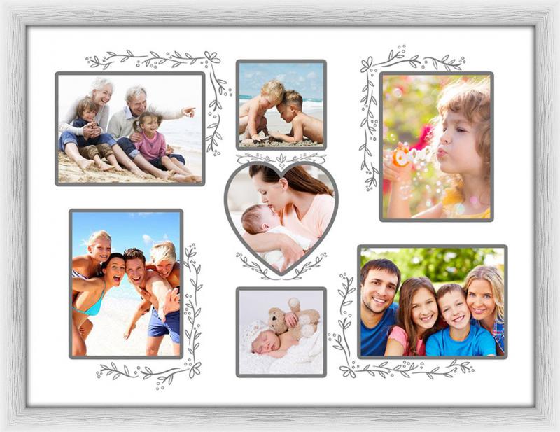 Cornice shabby portafoto FAMILY PEGGY 30X40 cm WHITE del brand Lupia, categoria: Arredo e decorazioni > Cornici e Portafoto > Cornici portafoto da parete, disponibile su Vorreishop.