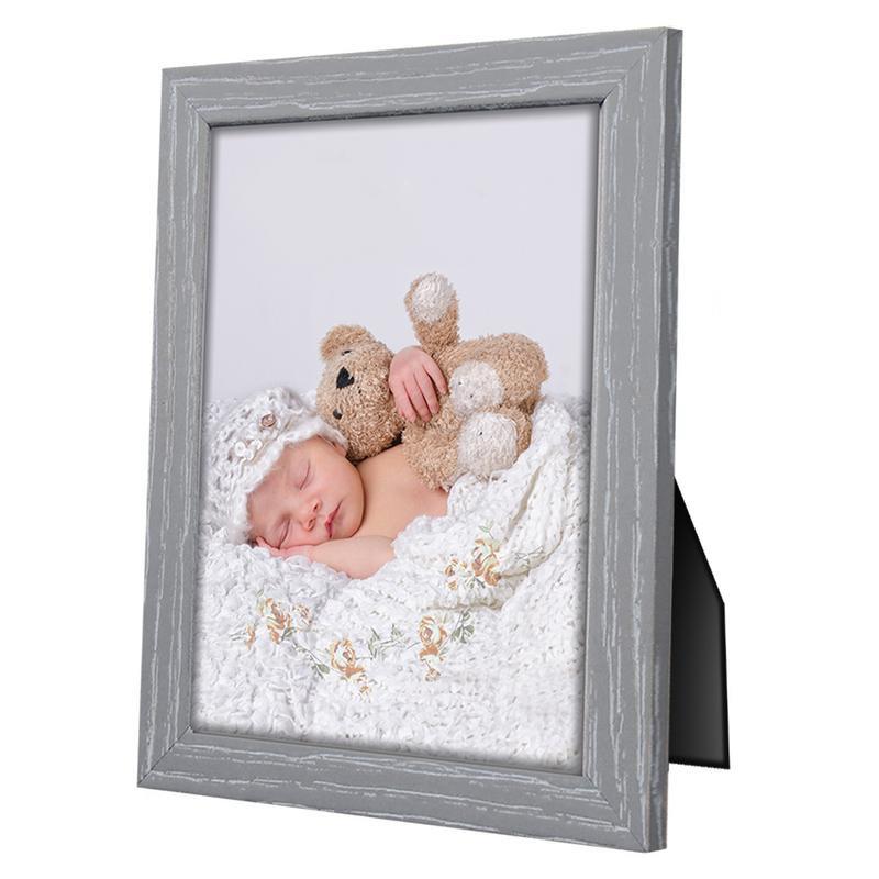 Portafoto da tavolo in legno shabby GREY - 13x18 cm del brand Lupia, categoria: Arredo e decorazioni > Cornici e Portafoto > Portafoto Shabby, disponibile su Vorreishop.