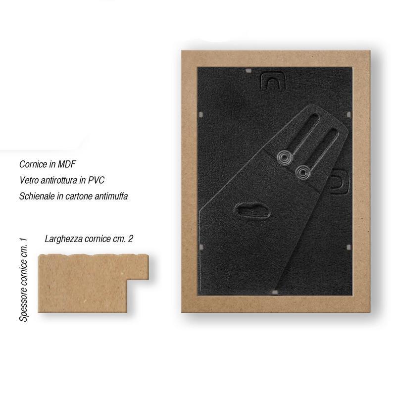 Portafoto da tavolo in legno shabby WHITE - 10x15 cm del brand Lupia, categoria: Arredo e decorazioni > Cornici e Portafoto > Portafoto Shabby.