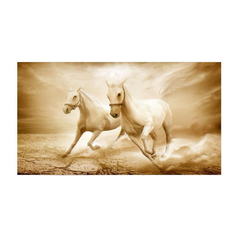 Quadro moderno lucido in plexiglass 100x180 cm CAVALLI BROWN del brand Lupia, categoria: Arredo e decorazioni > Quadri e Tele > Quadri su Plexiglass, disponibile su Vorreishop.