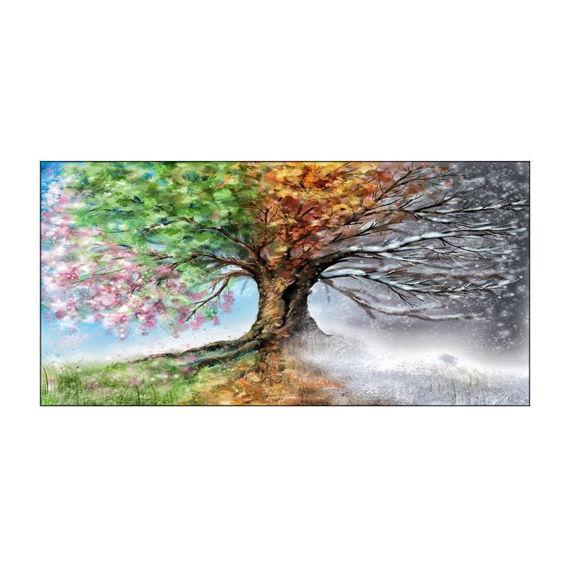 Quadro moderno lucido in plexiglass 100x180 cm QUATTRO STAGIONI del brand Lupia, categoria: Arredo e decorazioni > Quadri e Tele > Quadri su Plexiglass, disponibile su Vorreishop.