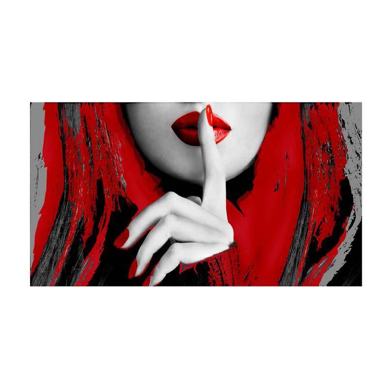 Quadro moderno lucido in plexiglass 100x180 cm RED SILENCE del brand Lupia, categoria: Arredo e decorazioni > Quadri e Tele > Quadri su Plexiglass, disponibile su Vorreishop.