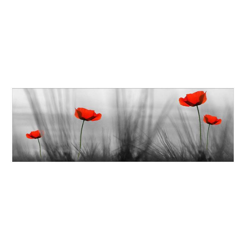 Quadro moderno lucido in plexiglass 50x150 cm PAPAVERO SUL LAGO del brand Lupia, categoria: Arredo e decorazioni > Quadri e Tele > Quadri su Plexiglass, disponibile su Vorreishop.