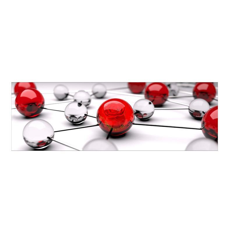 Quadro moderno lucido in plexiglass 50x150 cm RED BALLS del brand Lupia, categoria: Arredo e decorazioni > Quadri e Tele > Quadri su Plexiglass, disponibile su Vorreishop.