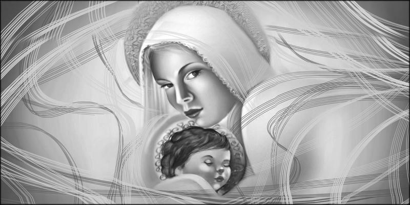 Quadro su tela canvas DEEP 62X115 MATERNITY GREY - CLASSIC del brand Lupia, categoria: Arredo e decorazioni > Quadri e Tele > Quadri su tela, disponibile su Vorreishop.